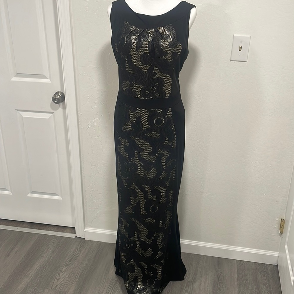 Black and silver lace dress!